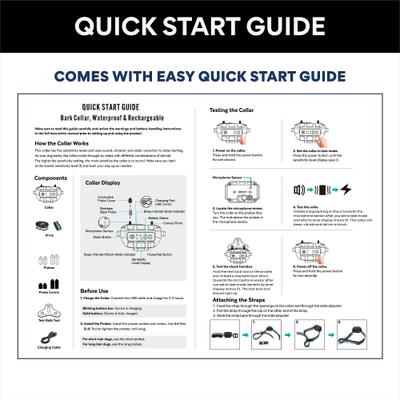 Show full view: Bark Collar, Waterproof & Rechargeable, 1 Collar slide 8 of 10