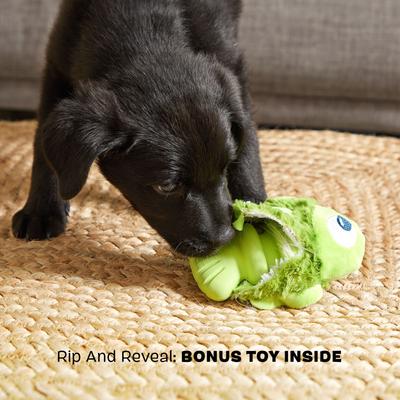Show full view: BARK Drop The Bass Rip & Reveal Fetch Tough Treat Dispensing Dog Chew Toy slide 5 of 9