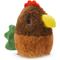 Show in main carousel: BARK Fowl Play 2-in-1 Plush Exterior with Hard Core Tough Treat Dispensing Dog Chew Toy, Brown slide 1 of 9