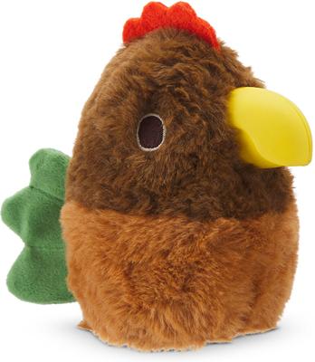 Show full view: BARK Fowl Play 2-in-1 Plush Exterior with Hard Core Tough Treat Dispensing Dog Chew Toy, Brown slide 1 of 9