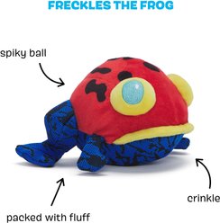BARK Freckles the Frog Squeaky Plush Dog Toy, Small/Medium slide 2 of 7
