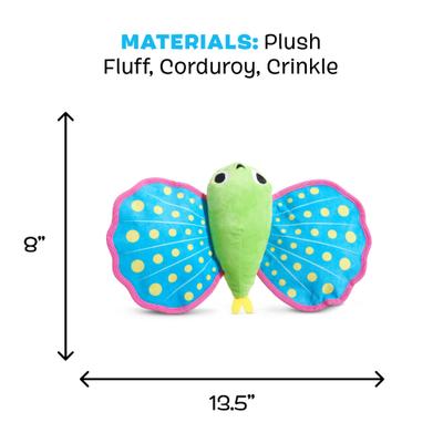 Show full view: BARK Freddy Flying Fish Squeaky Plush Dog Toy slide 5 of 9