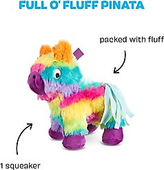 BARK Full o' Fluff Pinata Squeaky Plush Dog Toy slide 2 of 7