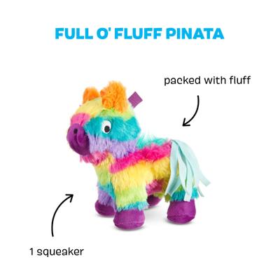 Show full view: BARK Full o' Fluff Pinata Squeaky Plush Dog Toy slide 2 of 8