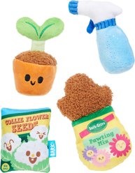 BARK Green Paw Starter Kit Squeaky Plush Dog Toy
