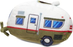 BARK Hairstream Trailer Squeaky Plush Dog Toy