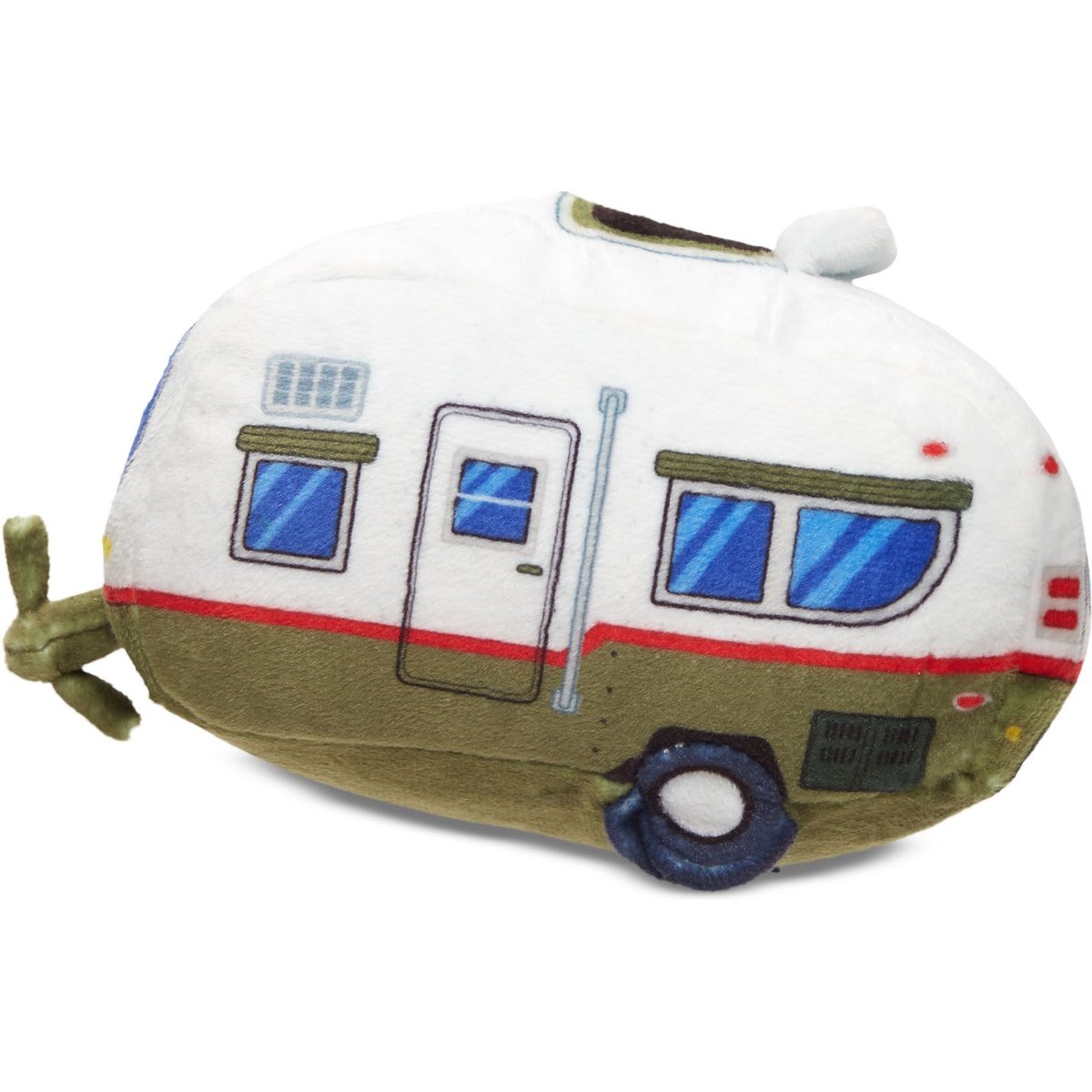 BARK Hairstream Trailer Squeaky Plush Dog Toy