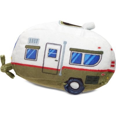 BARK BARK Hairstream Trailer Squeaky Plush Dog Toy