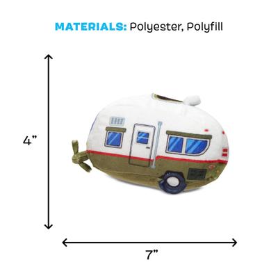 Show full view: BARK Hairstream Trailer Squeaky Plush Dog Toy slide 4 of 7