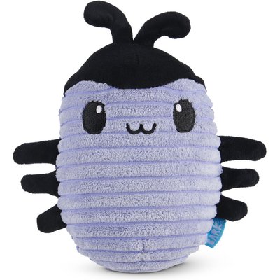 BARK BARK Hasina the Hissing Cockroach Rip & Reveal Squeaky Plush Dog Toy, Medium