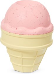 BARK I-Squeak Cone Tough Dog Chew Toy, Pink, Large