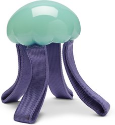 BARK Jelly Fetch & Rope Tough Dog Tug Toy, Purple, Medium