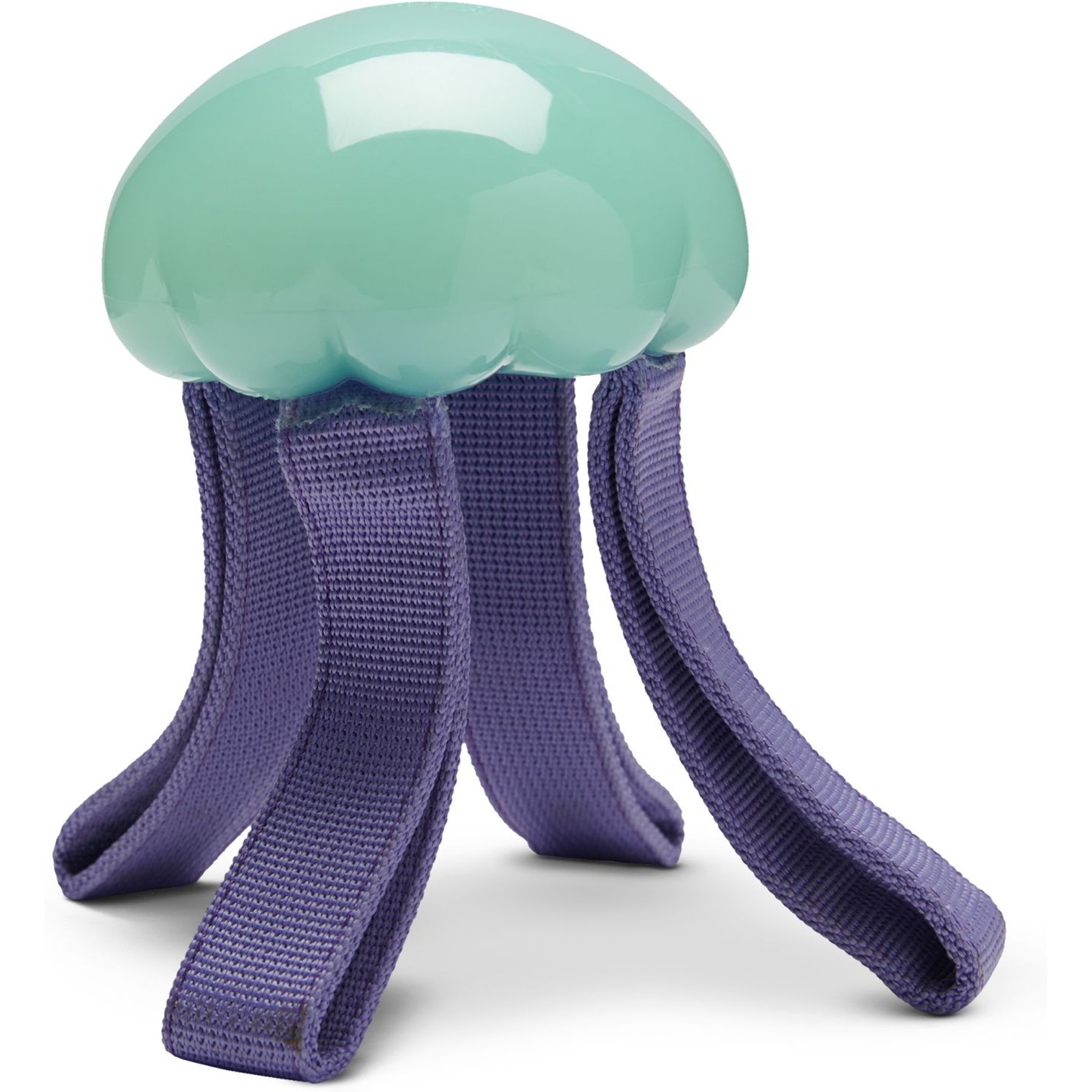 BARK Jelly Fetch & Rope Tough Dog Tug Toy, Purple, Medium