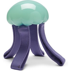 BARK Jelly Fetch & Rope Tough Dog Tug Toy, Purple, Medium