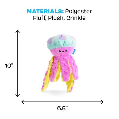 Show full view: BARK Jellysquish Plush Squeaky Dog Toy slide 4 of 7