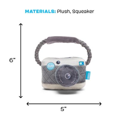 Show full view: BARK Licka K9 Camera Squeaky Plush Dog Toy, Small/Medium slide 5 of 8