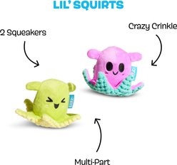 BARK Lil Squirts Multi-Part Squeaky Plush Dog Toy, Small slide 2 of 7