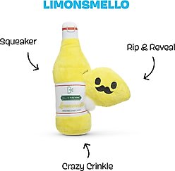 BARK Limonsmello Rip & Reveal Squeaky Plush Dog Toy, Yellow, Large slide 2 of 8