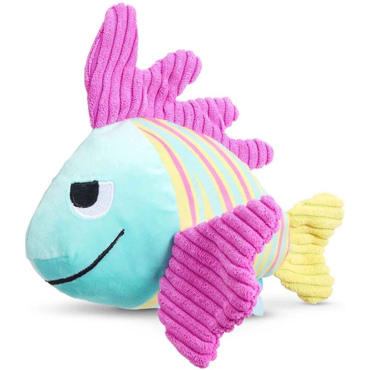 BARK Lion Fish Larry Thrasher Squeaky Plush Dog Toy, Medium