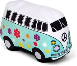 BARK Lucy's Magic Bus Squeaky Plush Dog Chew Toy, Small/Medium