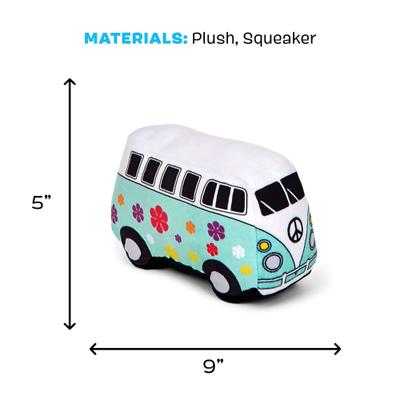 Show full view: BARK Lucy's Magic Bus Squeaky Plush Dog Chew Toy, Small/Medium slide 5 of 8