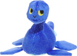 BARK Luke Ness Monster Squeaky Plush Dog Toy, Blue, Small