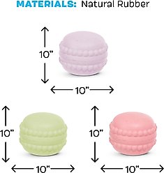 BARK Macaruffs Multi-Part Tough Plush Dog Toy, Medium slide 2 of 8
