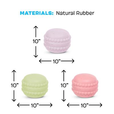 Show full view: BARK Macaruffs Multi-Part Tough Plush Dog Toy, Medium slide 6 of 10