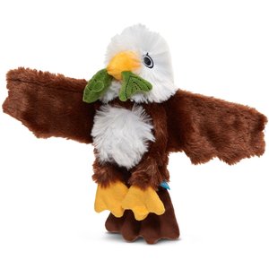 BARK Majestic Marty Squeaky Plush Dog Toy, Brown, Small