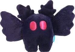 BARK Manny Mothman Squeaky Plush Dog Toy, Dark Blue, Medium/Large