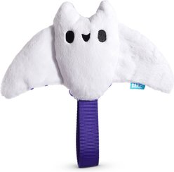 BARK Manny Ray Squeaky Dog Tug Toy, White