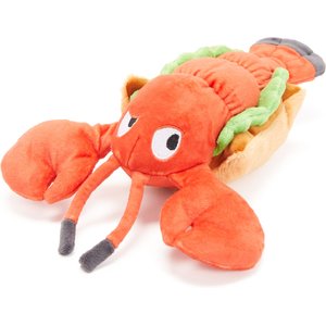 BARK Max's Maine Lobster Roll Squeaky Plush Dog Toy, White
