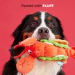 Show in main carousel: BARK Max's Maine Lobster Roll Squeaky Plush Dog Toy, White slide 4 of 8