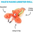 Show in main carousel: BARK Max's Maine Lobster Roll Squeaky Plush Dog Toy, White slide 2 of 8