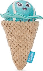 BARK Mint Chocolate Poop Scoop Balls Squeaky Plush Dog Toys, Brown, Small