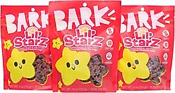 BARK Nutty Lil' Starz Peanut Butter & Jelly Flavored Soft & Chewy Dog Training Treats, 6-oz bag, case of 3