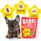 Show in main carousel: BARK Nutty Lil' Starz Peanut Butter & Jelly Flavored Soft & Chewy Dog Training Treats, 6-oz bag, case of 3 slide 4 of 9