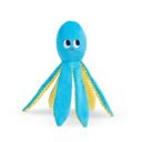 BARK Odd Otto Thrasher Squeaky Plush Dog Toy, Blue