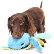 Show in main carousel: BARK Odd Otto Thrasher Squeaky Plush Dog Toy, Blue slide 6 of 9