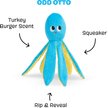 Show in main carousel: BARK Odd Otto Thrasher Squeaky Plush Dog Toy, Blue slide 2 of 9