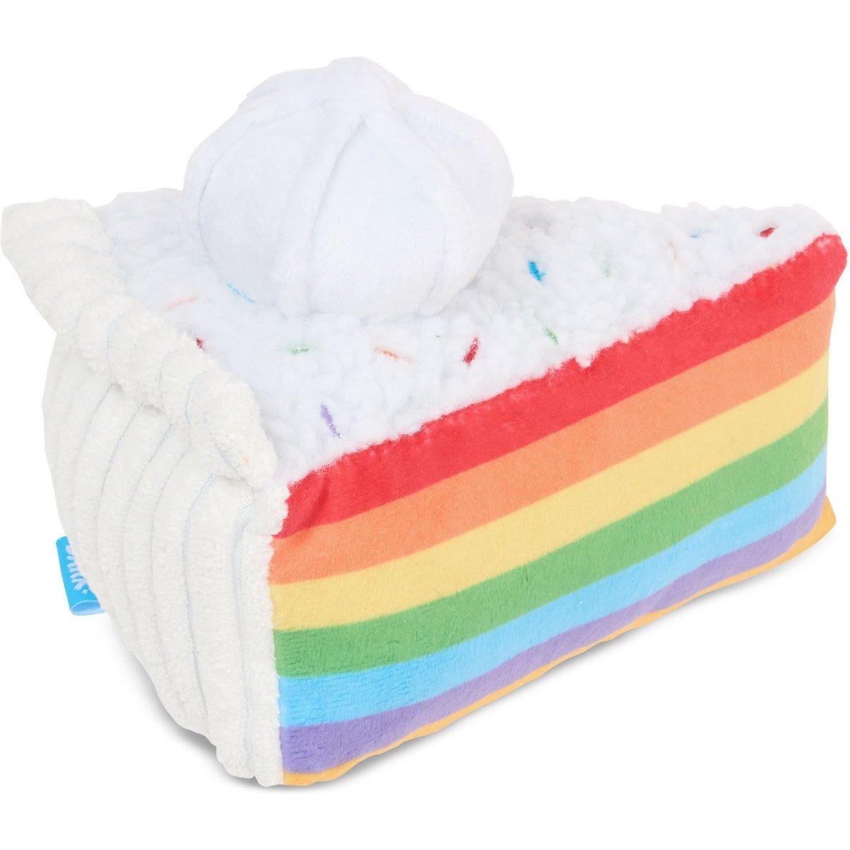 BARK Peace of Cake Squeaky Plush Dog Chew Toy