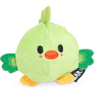 BARK Piper Parrot Hard Core Tough Dog Chew Toy, Green, Small