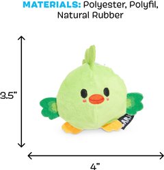 BARK Piper Parrot Hard Core Tough Dog Chew Toy, Green, Small slide 2 of 7