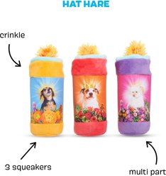 BARK Player Candles Multi-Part Squeaky Plush Dog Toy, X-Small/Small slide 2 of 7