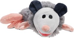 BARK Poppy Possum Thrasher Squeaky Plush Dog Toy, Grey