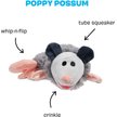 Show in main carousel: BARK Poppy Possum Thrasher Squeaky Plush Dog Toy, Grey slide 2 of 8