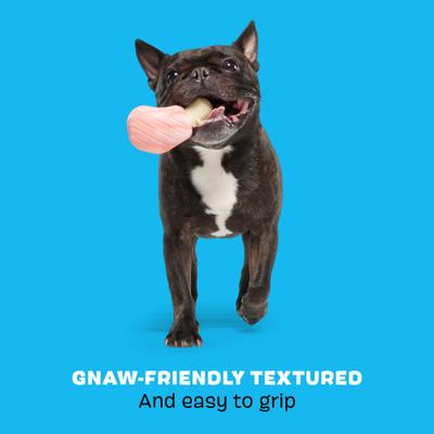 Show full view: BARK Pork Chomp Tough Dog Chew Toy, Pink, Medium slide 4 of 8