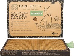 Bark Potty Natural Disposable Dog & Cat Potty Pad, Unscented, 16 x 24-in slide 1 of 7