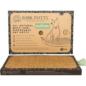 Bark Potty Natural Disposable Dog & Cat Potty Pad, Unscented, 16 x 24-in