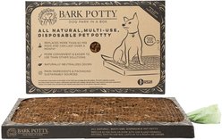 Bark Potty Natural Disposable Dog Potty Pad, 16x24-in